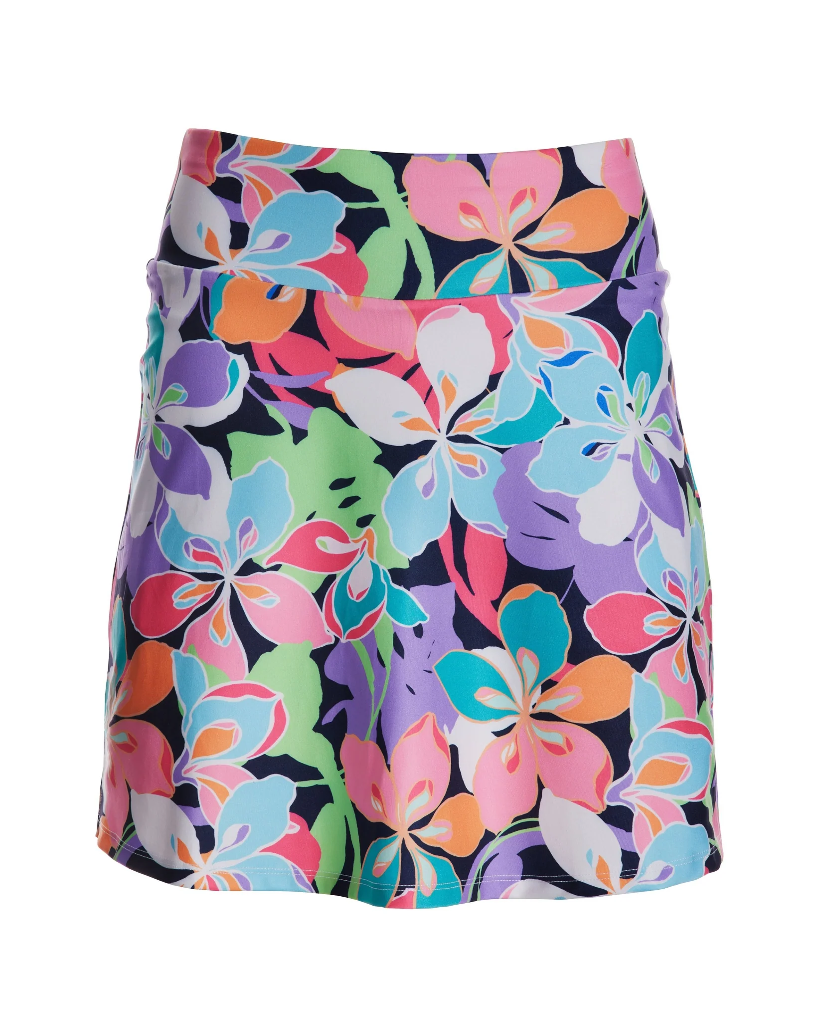 B-Active Bright Abstract Print Skort Multi - Mycitystee