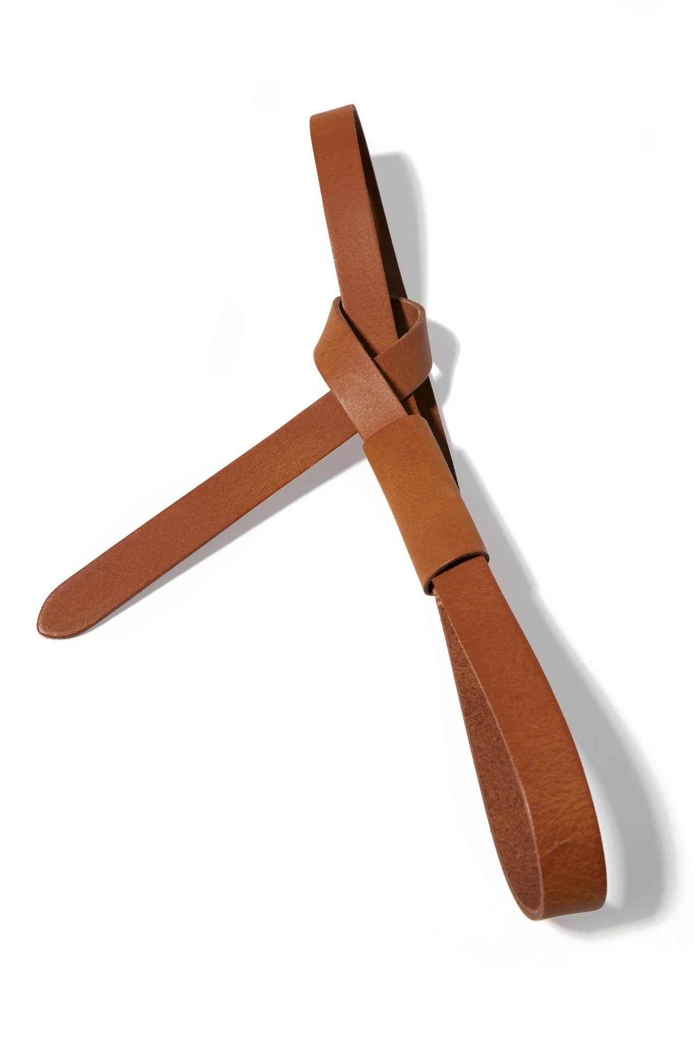 Loop Tie Waist Belt Cognac - Mycitystee