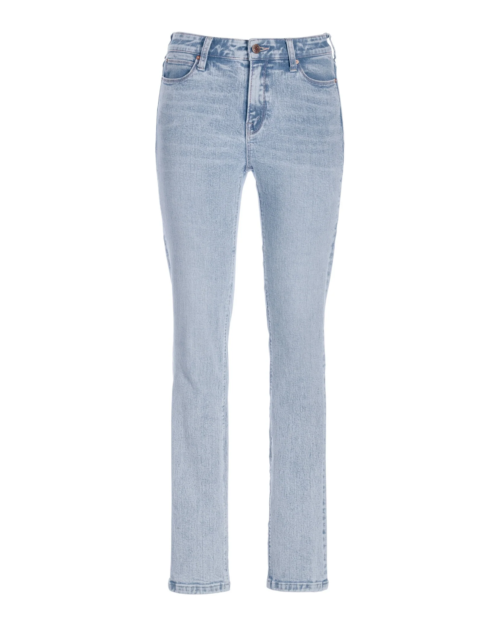 Newport High-Rise Slim Straight-Leg Jean Bleach Washed - Mycitystee
