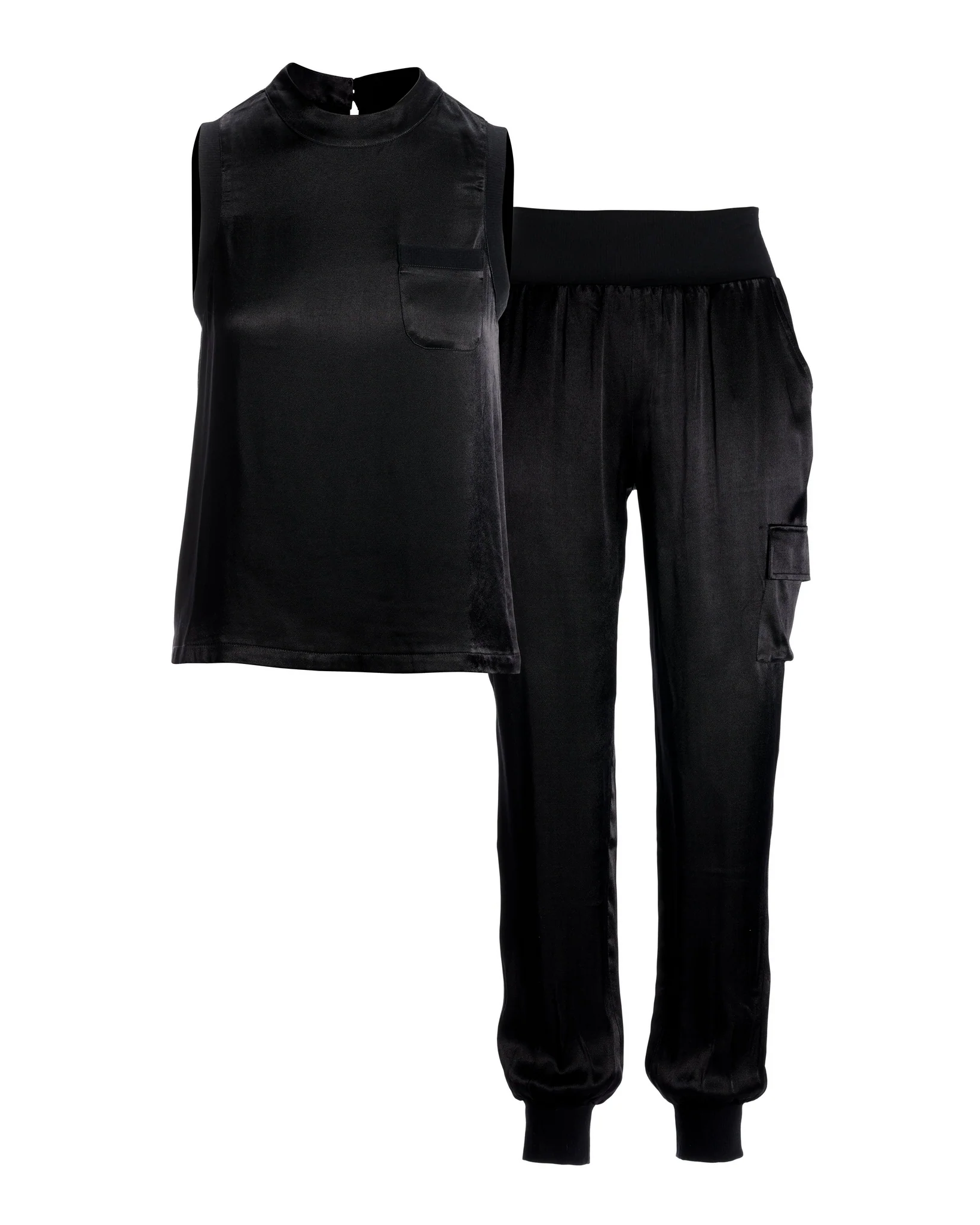 Charmeuse Cargo Set Black - Mycitystee