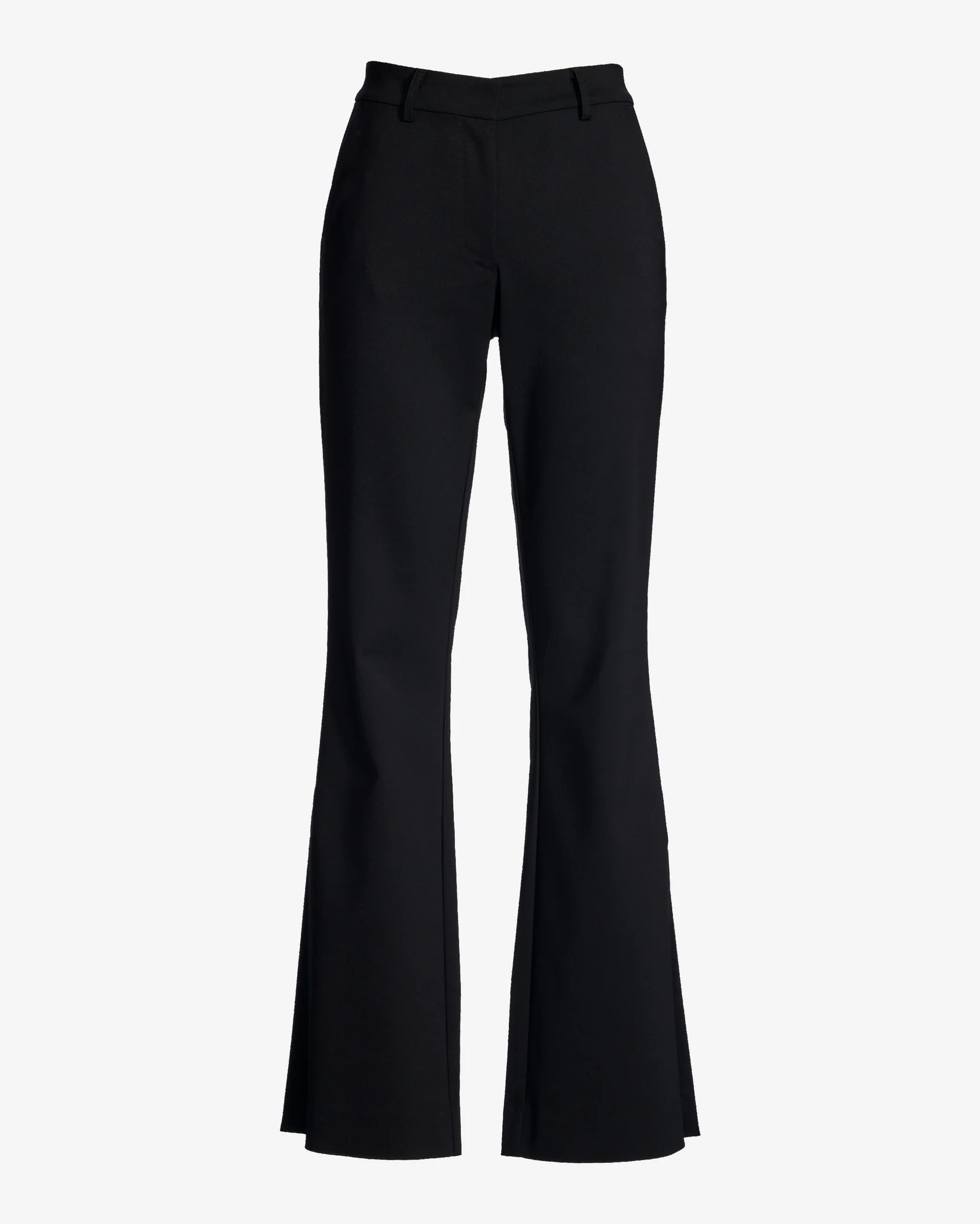 Monterey Modern Bootcut Side-Slit Trouser Pant Black - Mycitystee