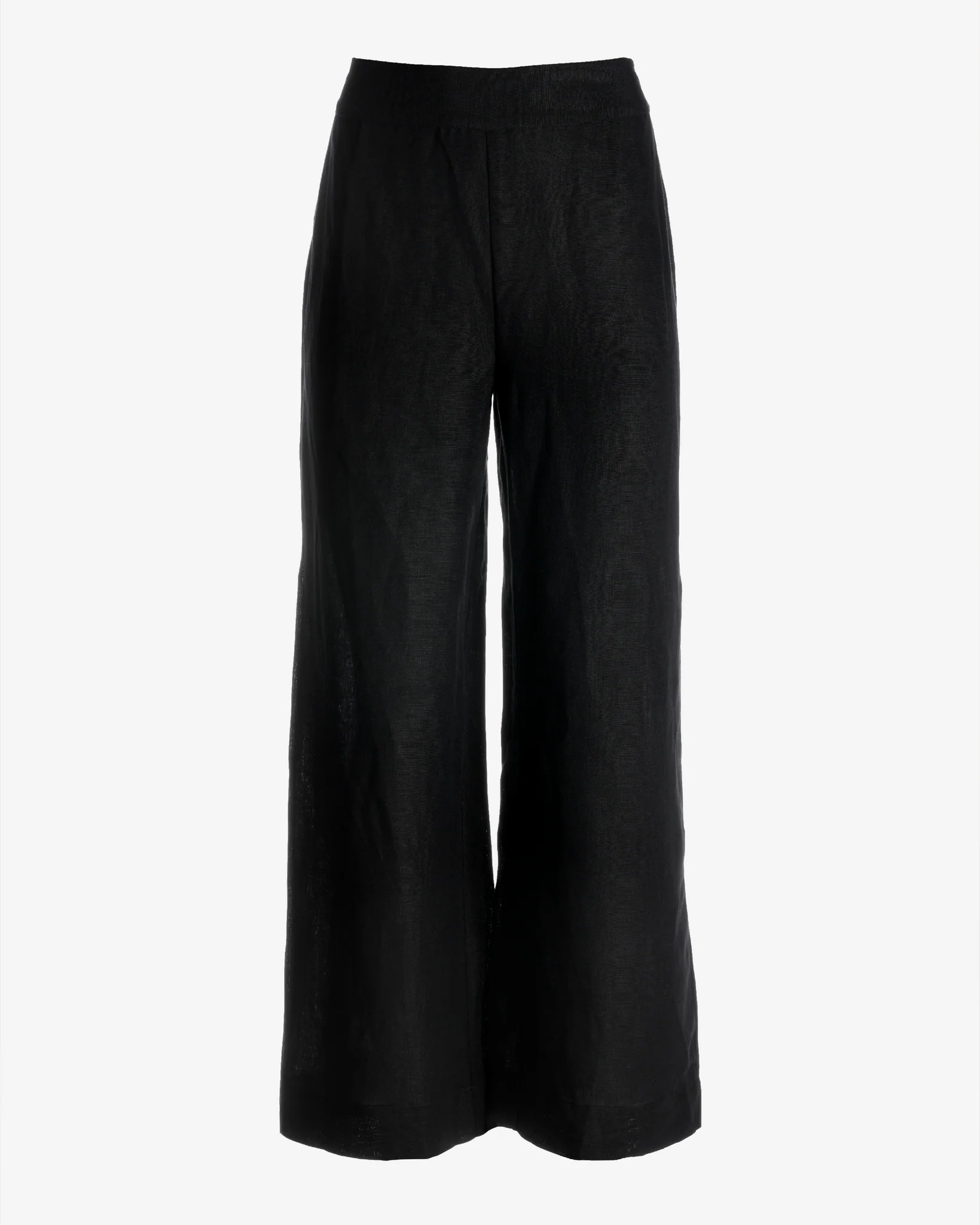 Malibu Linen Cropped Pant Black - Mycitystee
