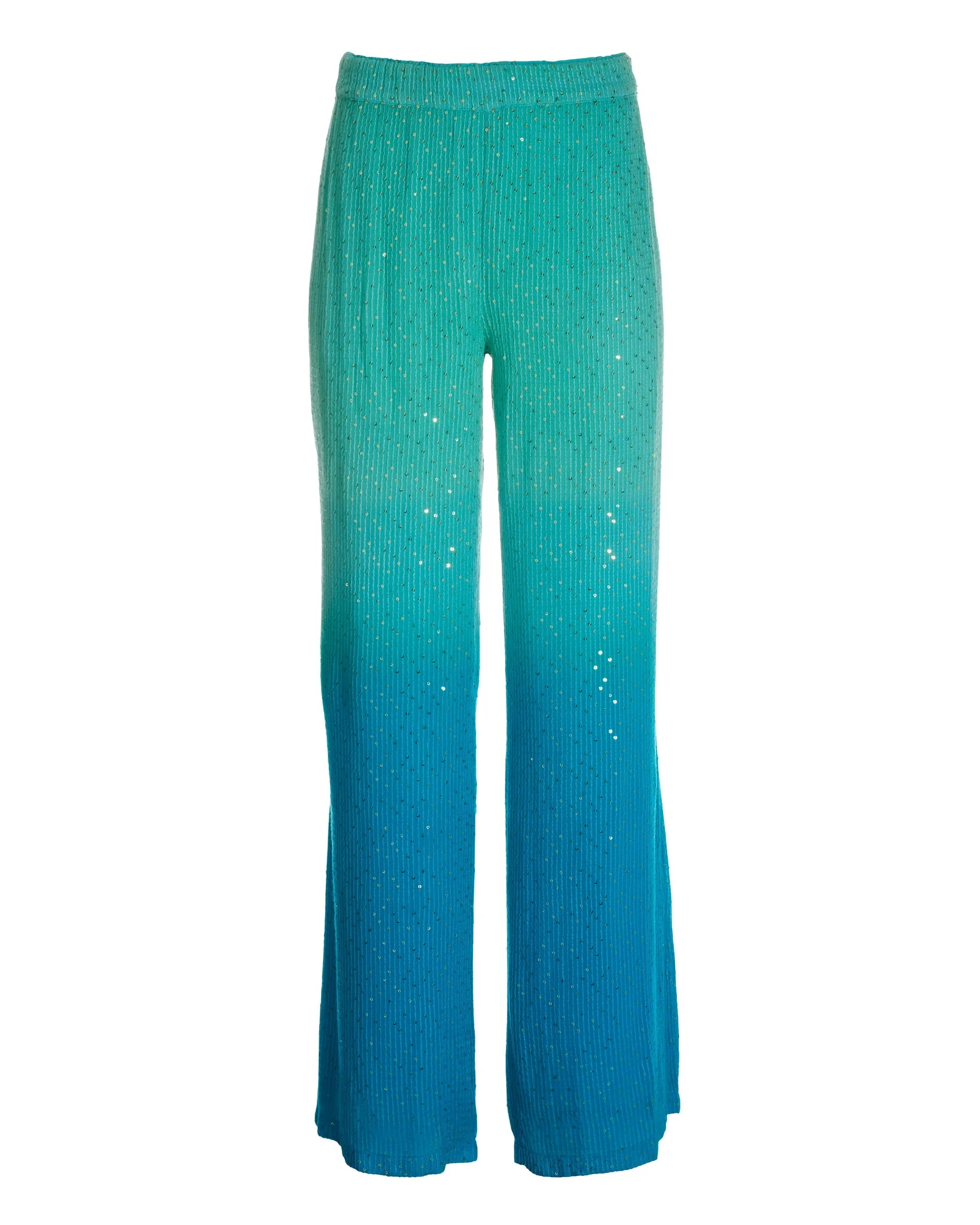 Sequin Ombre Wide-Leg Pant Blue Multi - Mycitystee