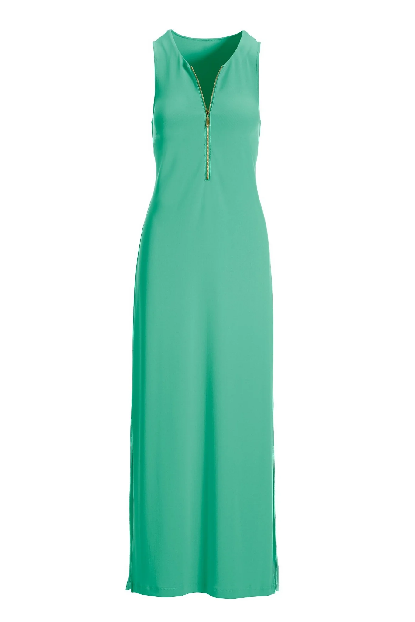 B Travel Zipper Maxi Dress Pool Blue - Mycitystee