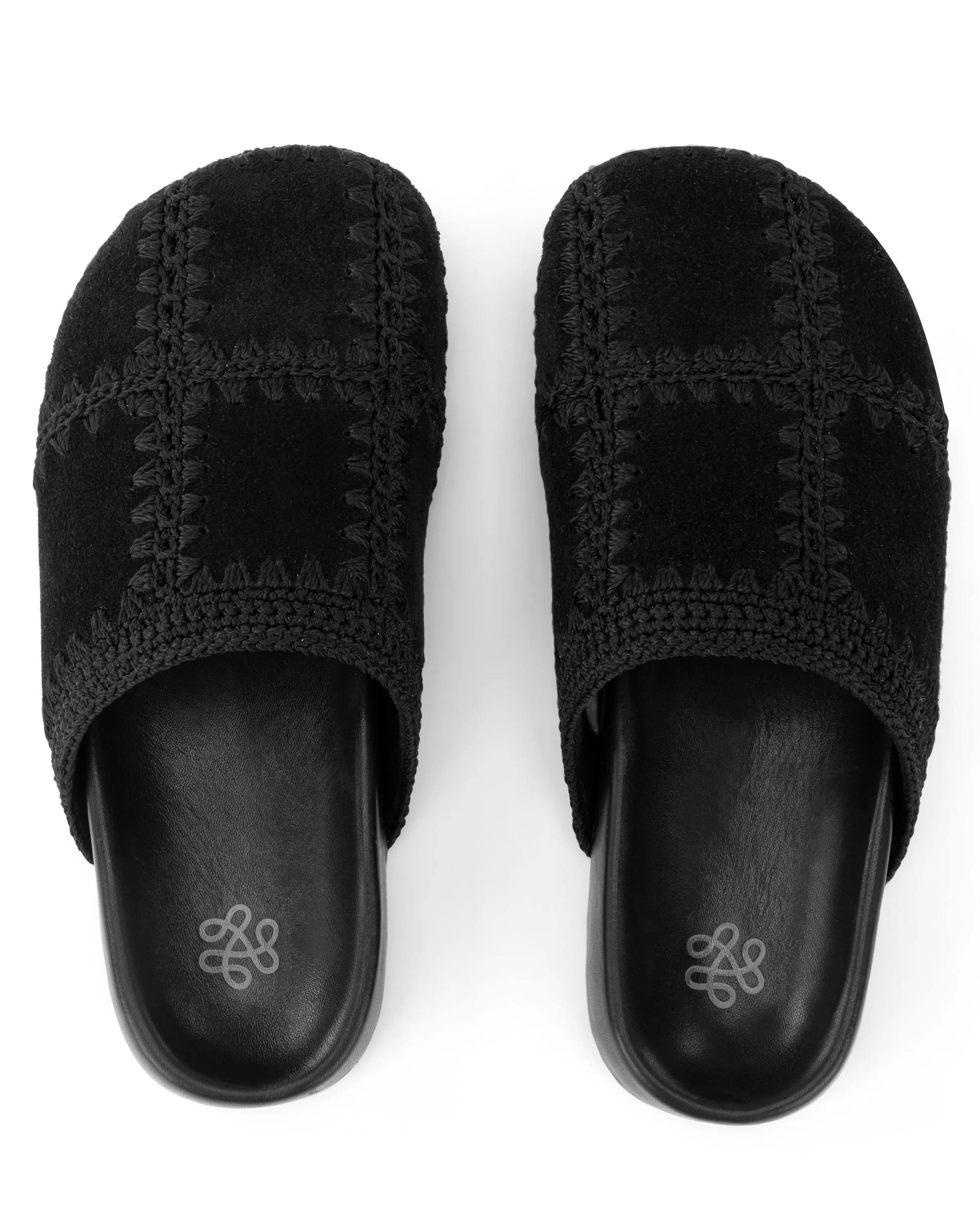 Bolinas Clog - Leather - Black Suede Patch - Mycitystee