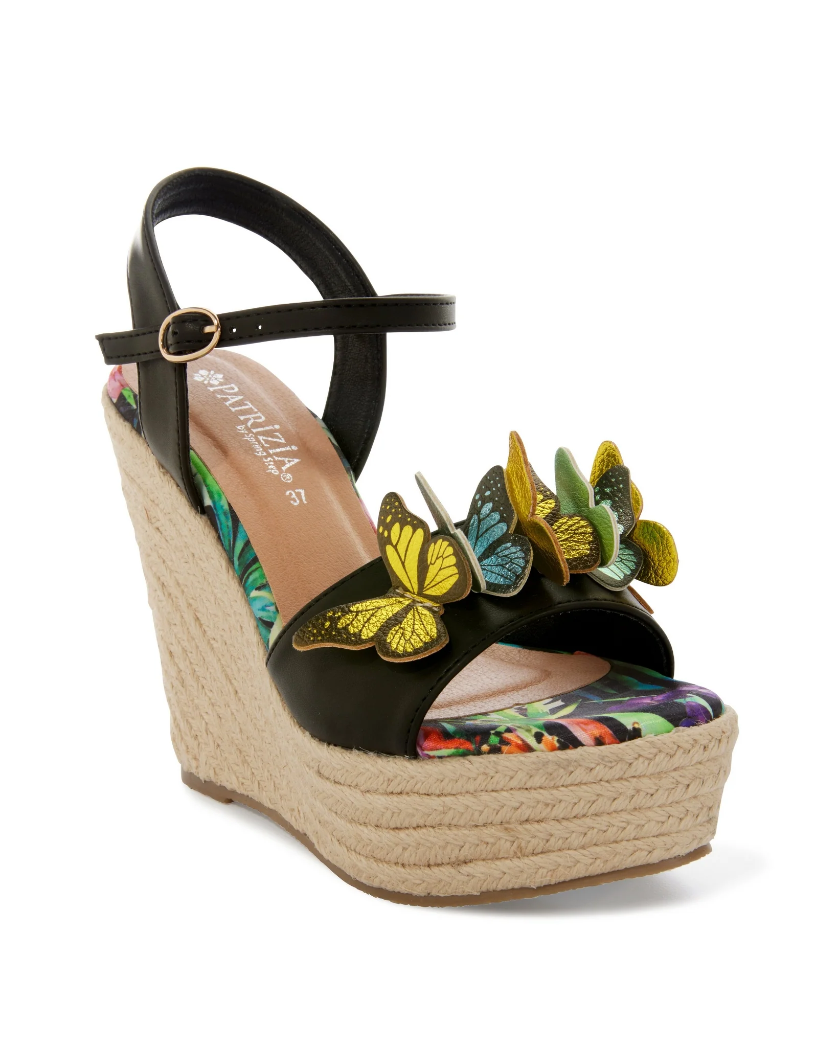 3D Butterfly Wedge Black - Mycitystee