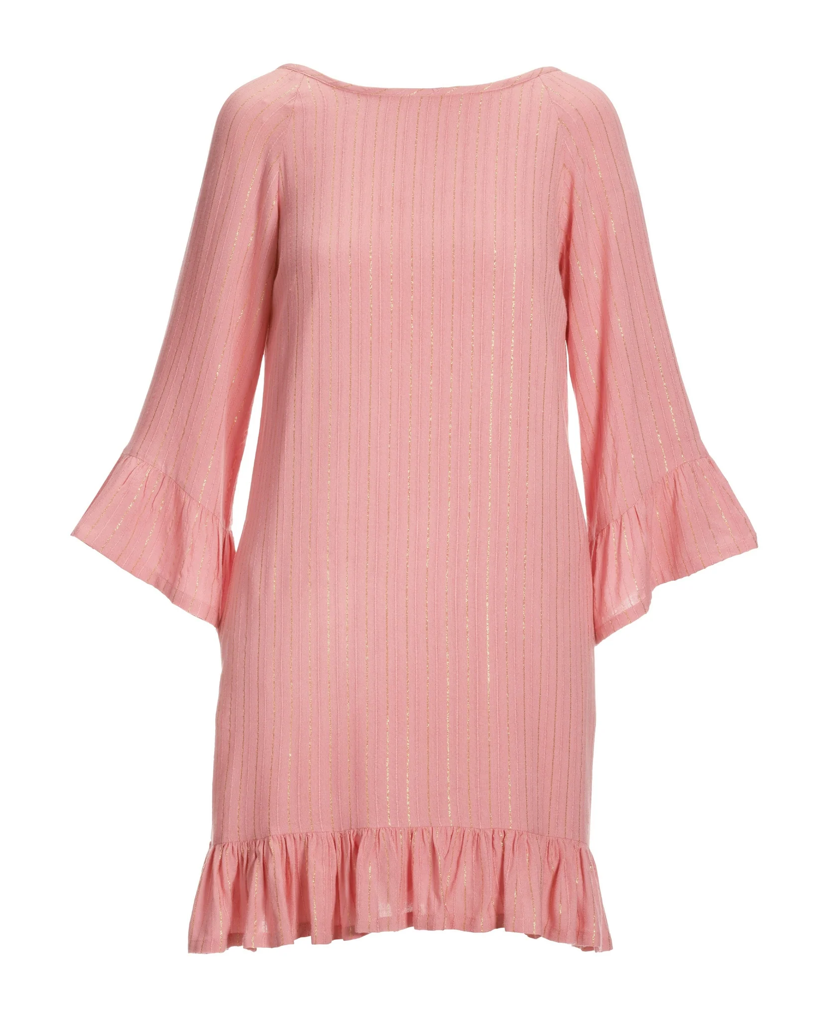 Embellished Fringe Short Dress Pink - Mycitystee