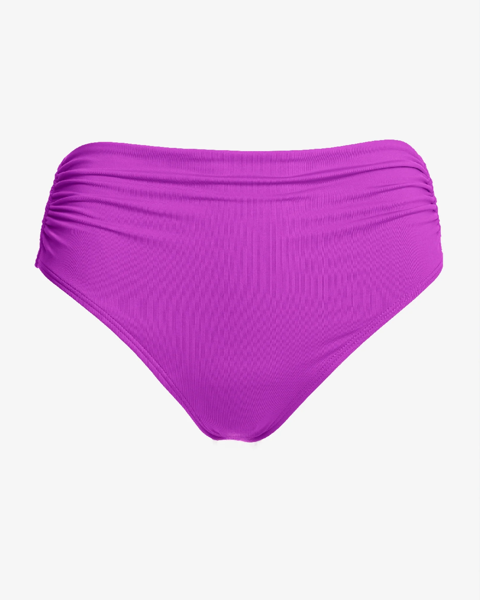 Swim Sense High-Waisted Bikini Bottom Purple Cactus Flower - Mycitystee