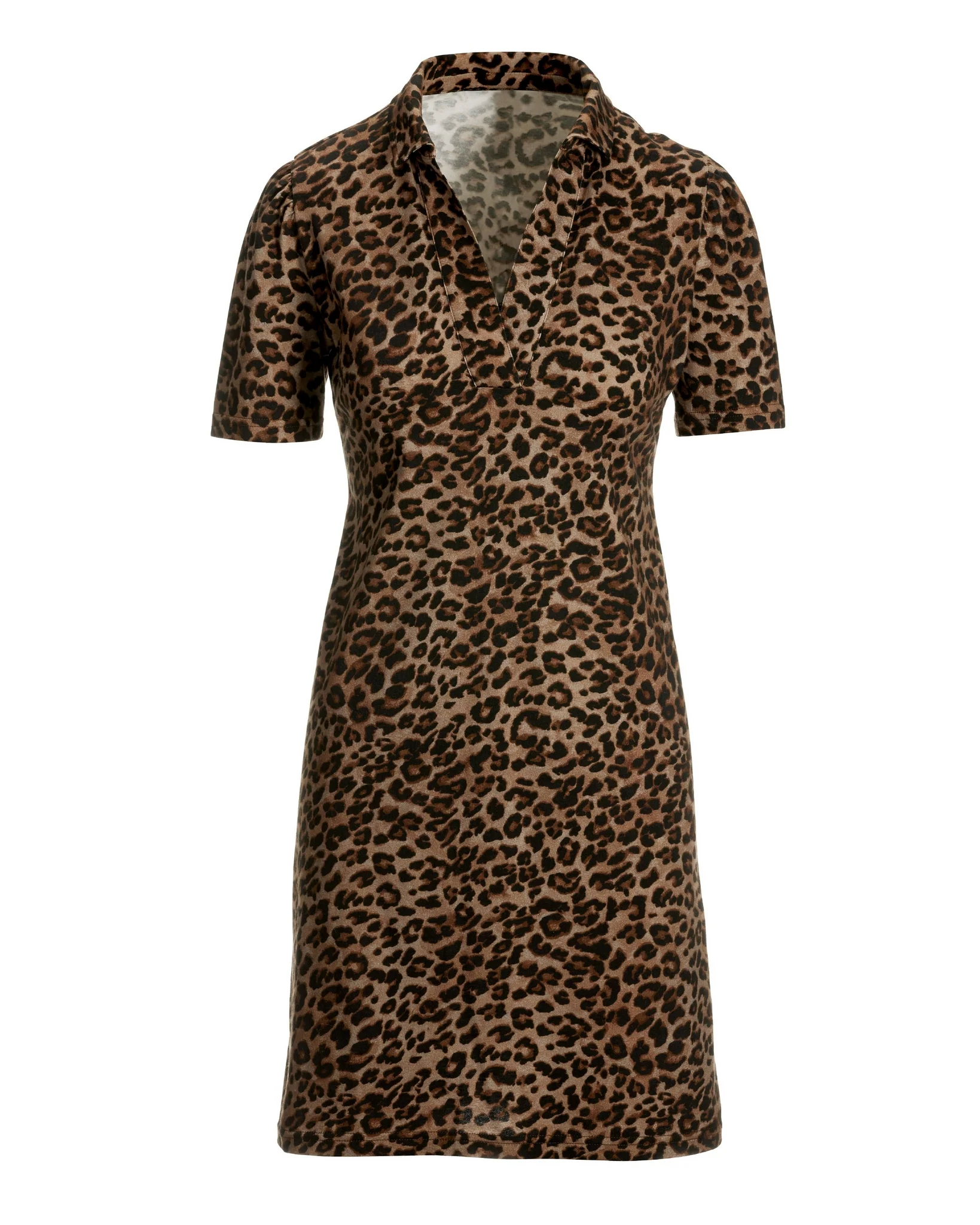 Animal Casual Polo Dress Multi - Mycitystee