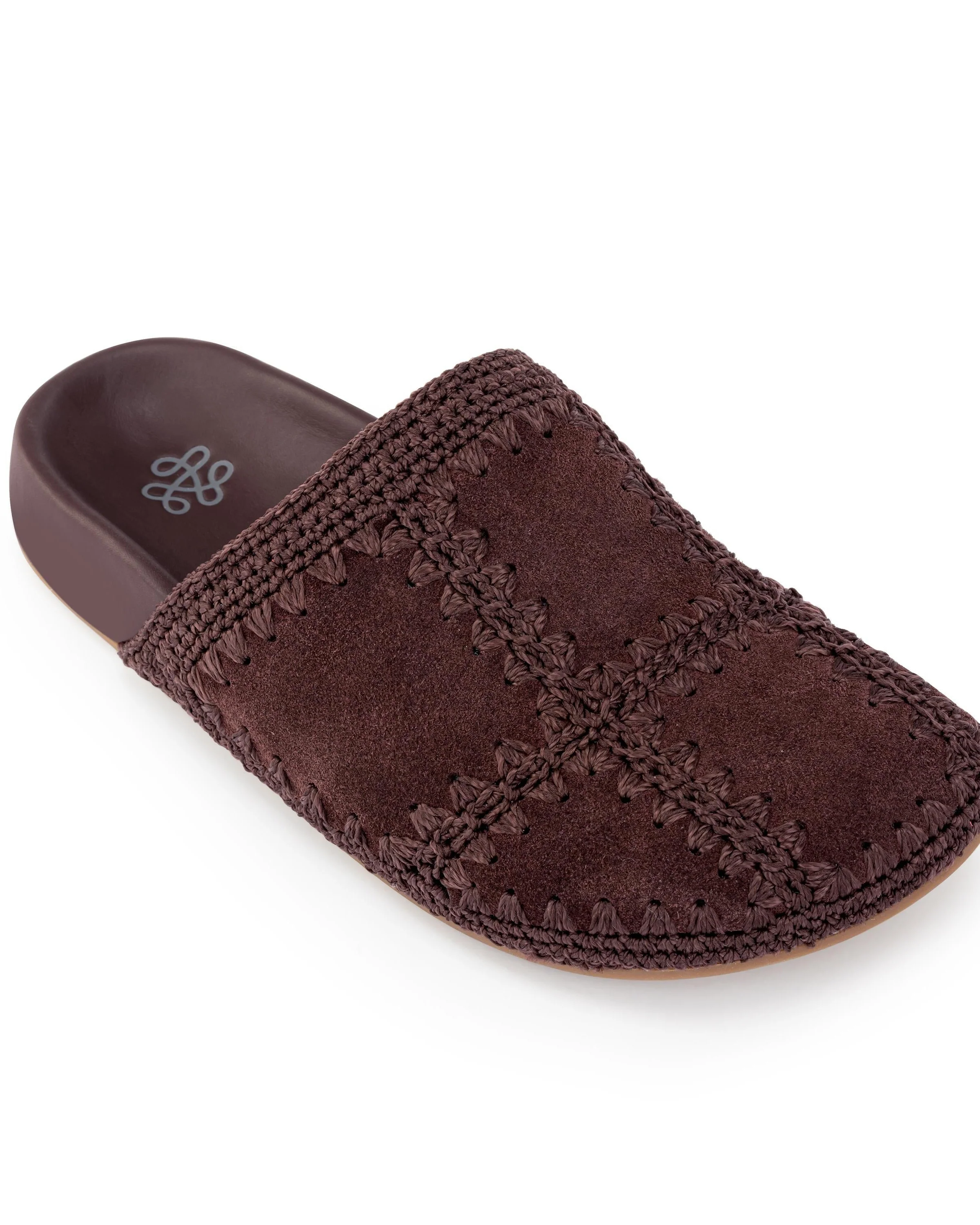 Bolinas Clog - Leather - Mahogany Suede Patch - Mycitystee
