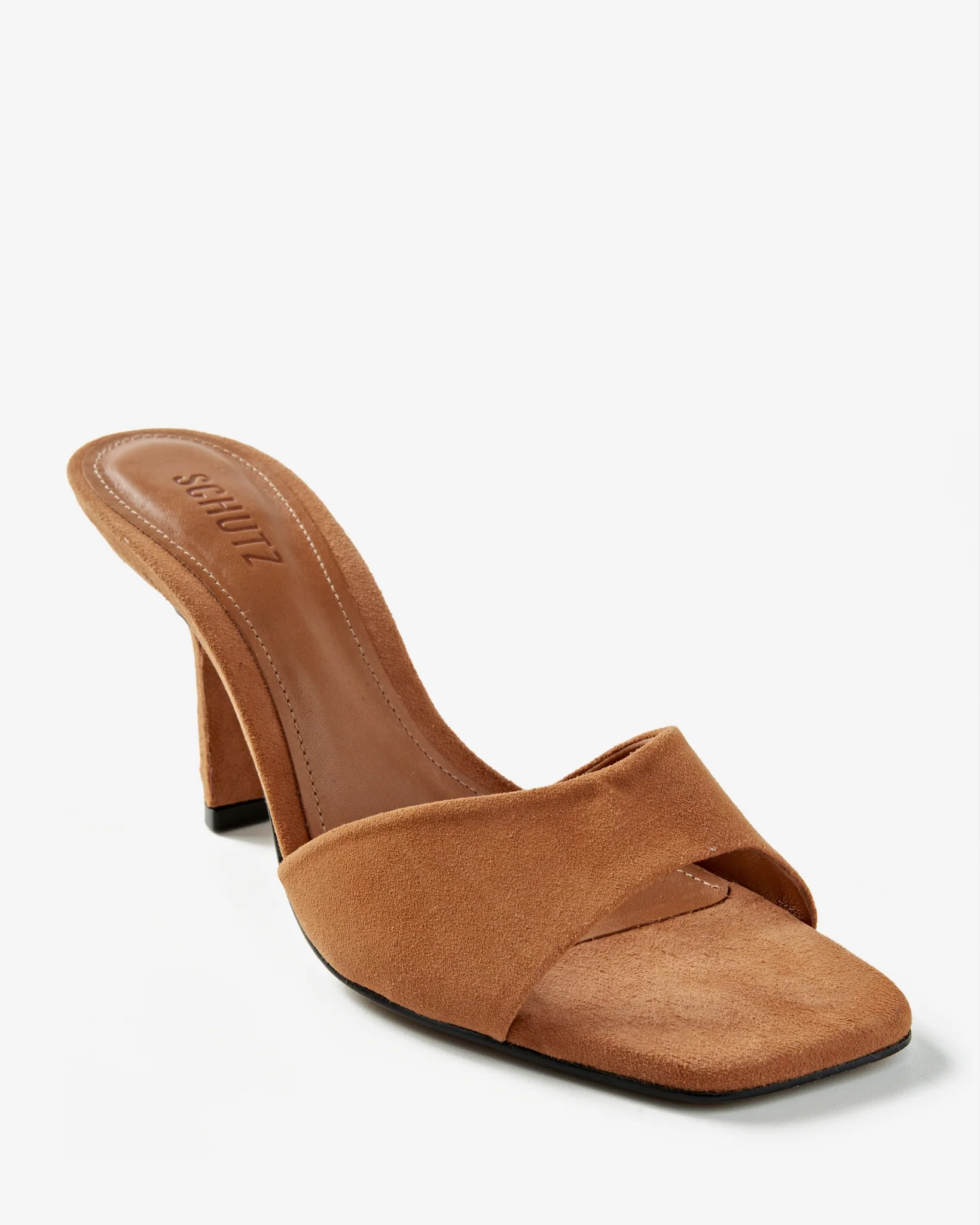 Suede Heel Tan - Mycitystee