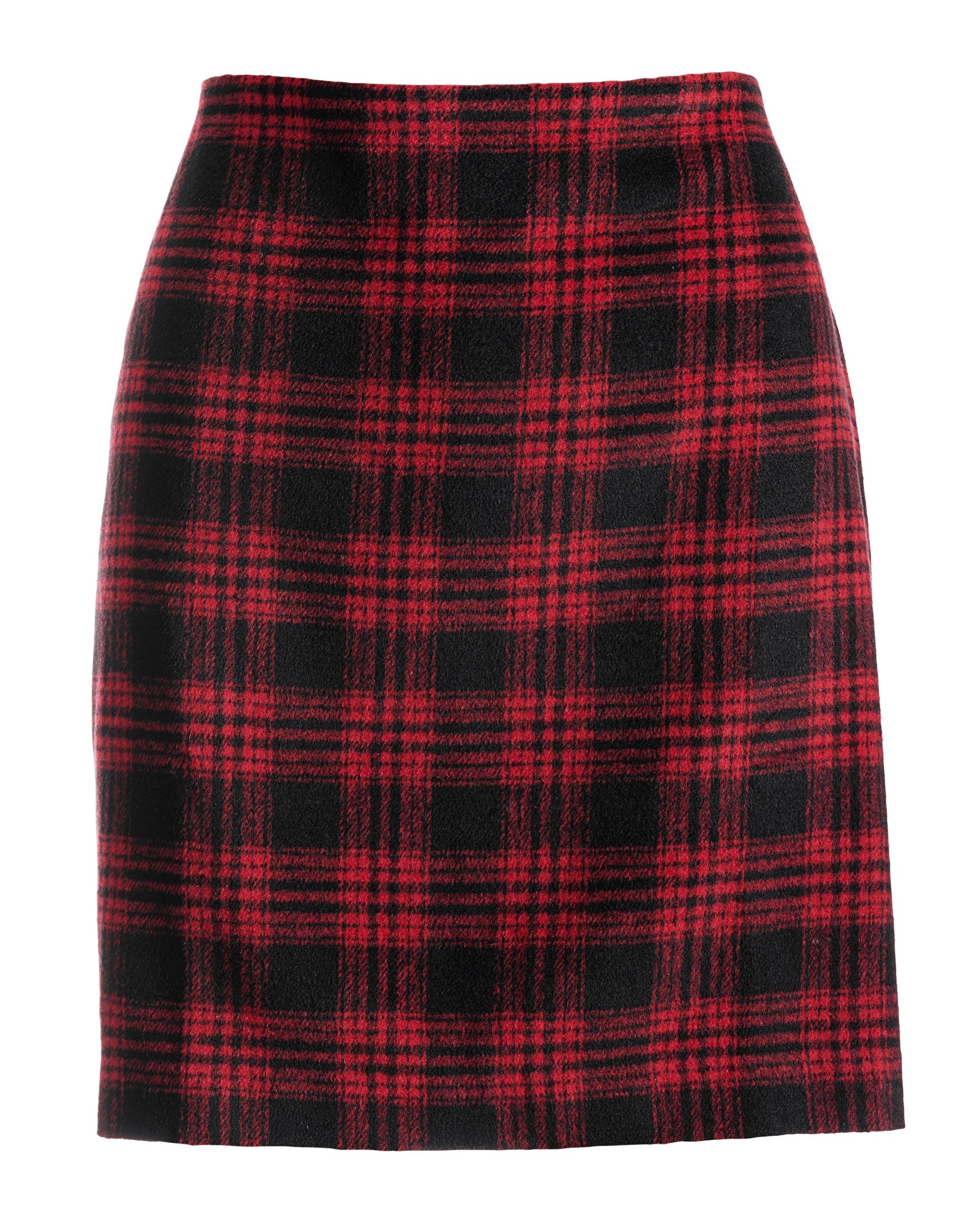 Holiday Plaid Mini Skirt Red Multi - Mycitystee