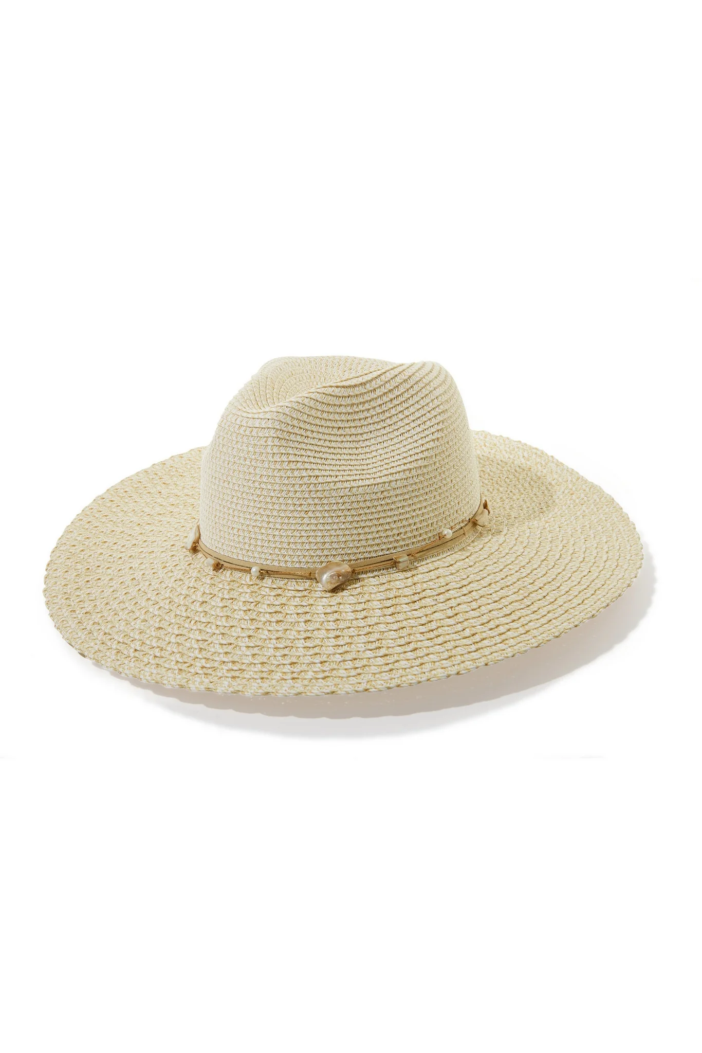 Shell Wide Brim Hat Off White - Mycitystee
